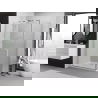 Mexen Exo shower enclosure swing 85 x 70 cm, transparent, chrome - 8181-085-070-01-00