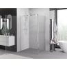 Mexen Exo Shower Enclosure Hinged 100 x 70 cm, Transparent, Chrome - 8181-100-070-01-00