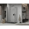 Mexen Lima folding shower cabin 90 x 120 cm, transparent, black + Flat tray, black - 856-090-120-70-00-4070B