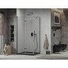 Mexen Lima folding shower cabin 90 x 120 cm, transparent, black + Flat tray, black - 856-090-120-70-00-4070B