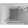Mexen Exo-BR swing shower cabin 80 x 80 cm, transparent, chrome - 8181-080-080-01-00