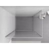 Mexen Exo-BR swing shower enclosure 100 x 85 cm, transparent, chrome - 8181-100-085-01-00