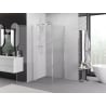 Mexen Exo-BR swing shower cabin 95 x 95 cm, transparent, chrome - 8181-095-095-01-00
