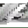 Mexen Exo shower enclosure swing door 100 x 100 cm, transparent, chrome - 8181-100-100-01-00