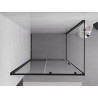Mexen Exo-S sliding shower cabin 100 x 70 cm, transparent, black - 8151-100-070-70-00