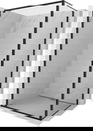 Mexen Exo Hinged Shower Cabin 75 x 70 cm, Transparent, Black - 8181-075-070-70-00