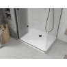 Mexen Lima folding shower cabin 70 x 100 cm, transparent, black + Flat tray, white - 856-070-100-70-00-4010B