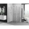 Mexen Exo-B Duo swing shower cabin 70 x 95 cm, transparent, chrome - 814-070-095-01-00