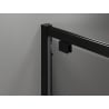 Mexen Exo-BR folding shower cabin 70 x 75 cm, transparent, black - 8181-070-075-70-00