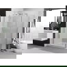 Mexen Exo shower enclosure hinged 70 x 100 cm, transparent, chrome - 814-070-100-01-00