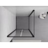 Mexen Exo 90 x 90 cm Pivot Shower Enclosure, Transparent, Black - 814-090-090-70-00