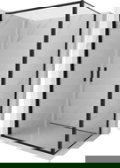 Mexen Exo hinge shower cabin 100 x 85 cm, transparent, black - 814-100-085-70-00