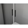 Mexen Exo double swing shower doors 80 cm, transparent, black - 8182-080-000-70-00