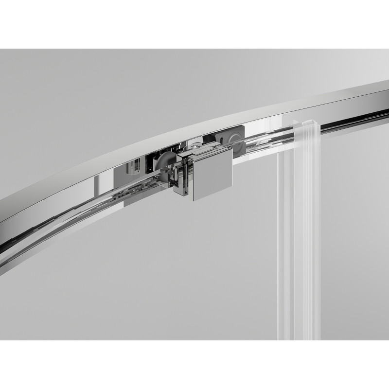 Mexen Exo-S semi-circular sliding shower cabin 70 x 70 cm, transparent, chrome - 8131-070-070-01-00