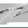 Mexen Exo semi-circular sliding shower cabin 70 x 70 cm, transparent, chrome - 8131-070-070-01-00