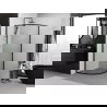 Mexen Exo semicircular sliding shower cabin 70 x 70 cm, transparent, black - 8131-070-070-70-00