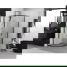 Mexen Exo semicircular sliding shower cabin 70 x 70 cm, transparent, black - 8131-070-070-70-00