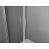 Mexen Exo Shower Enclosure Hinged 90 x 85 cm, Transparent, Chrome - 8182-090-085-01-00