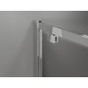 Mexen Exo Shower Enclosure Hinged 90 x 85 cm, Transparent, Chrome - 8182-090-085-01-00
