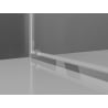 Mexen Exo Shower Enclosure Hinged 90 x 85 cm, Transparent, Chrome - 8182-090-085-01-00
