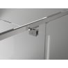 Mexen Exo Shower Enclosure Hinged 90 x 85 cm, Transparent, Chrome - 8182-090-085-01-00