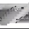 Mexen Exo shower enclosure swing door 80 x 80 cm, transparent, black - 8182-080-080-70-00