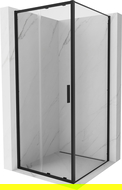 Mexen Exo Sliding Shower Enclosure 95 x 95 cm, Transparent, Black - 8151-095-095-70-00