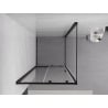 Mexen Exo Sliding Shower Enclosure 95 x 95 cm, Transparent, Black - 8151-095-095-70-00