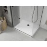 Mexen Lima folding shower enclosure 100 x 120 cm, transparent, black + Flat tray, white - 856-100-120-70-00-4010B