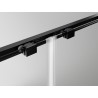 Mexen Exo-S sliding shower cabin 145 x 100 cm, transparent, black - 8151-145-100-70-00