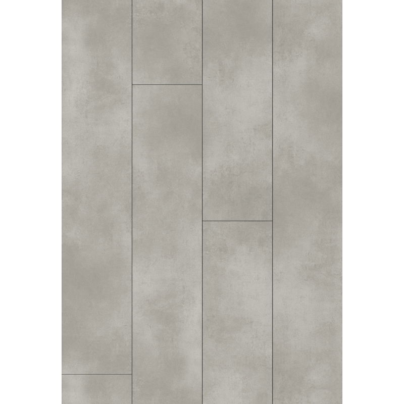 Mexen Imperial Grey  vinyl panels 1227 x 187 mm LVT Dryback 2.5 mm, PVC underlay, 4 V-Groove, Concrete