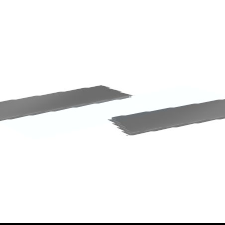 Mexen Uni countertop shelf 170 cm, matte graphite - 91AXX-1704-464-18-66