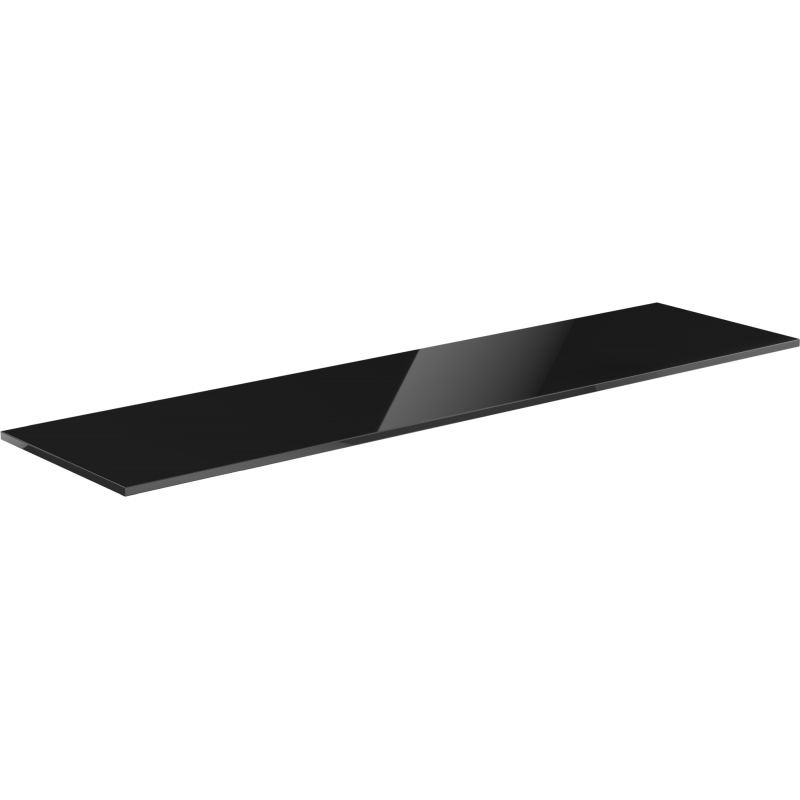 Mexen Uni countertop 200 cm, black gloss - 91AXX-2004-464-18-70