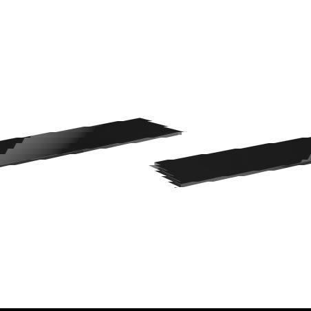 Mexen Uni shelf countertop 200 cm, black gloss - 91AXX-2004-464-18-70