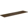 Mexen Uni vanity countertop 200 cm, walnut - 91AXX-2004-464-18-86