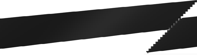 Mexen Orio cabinet front for bathroom cabinet 120 x 20 cm, black matte - 91A10-1200-235-1-71
