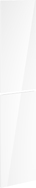 Mexen Orio cabinet body front 35 x 80 cm (2 pcs), white gloss - 91A11-1600-300-2-00