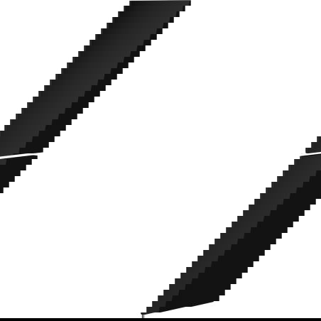 Mexen Orio cabinet body front 35 x 80 cm (2 pcs.), black gloss - 91A11-1600-300-2-70