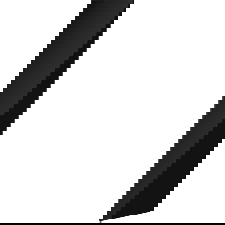 Mexen Orio front for bathroom cabinet body 35 x 160 cm, black gloss - 91A11-1600-300-1-70