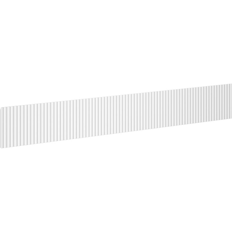 Mexen Rivel ribbed front for bathroom cabinet body 120 x 20 cm, white matte - 91A20-1200-235-1-01