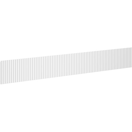 Mexen Rivel ribbed front for bathroom cabinet body 120 x 20 cm, white matte - 91A20-1200-235-1-01