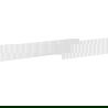 Mexen Rivel grooved front for bathroom cabinet body 140 x 20 cm, white matte - 91A20-1400-235-1-01