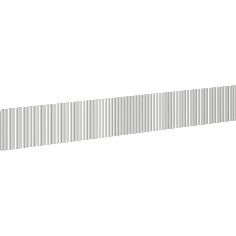 Mexen Rivel grooved front for bathroom cabinet 140 x 20 cm, matte gray - 91A20-1400-235-1-62