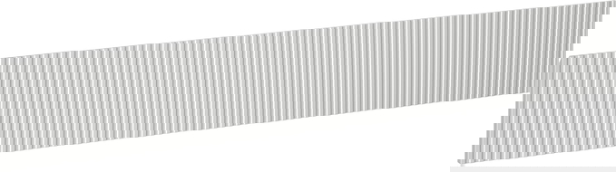 Mexen Rivel grooved front for bathroom cabinet 140 x 20 cm, matte gray - 91A20-1400-235-1-62