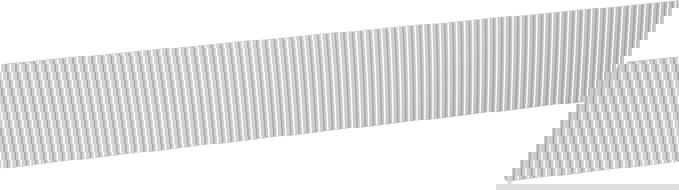 Mexen Rivel grooved front for bathroom cabinet 160 x 20 cm, matte gray - 91A20-1600-235-1-62