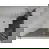 Mexen Lima folding shower cabin 70 x 120 cm, graphite, chrome + Flat tray, white - 856-070-120-01-40-4010