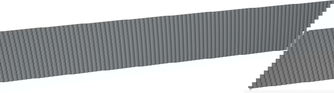 Mexen Rivel grooved front for bathroom cabinet body 140 x 20 cm, matte graphite - 91A20-1400-235-1-66