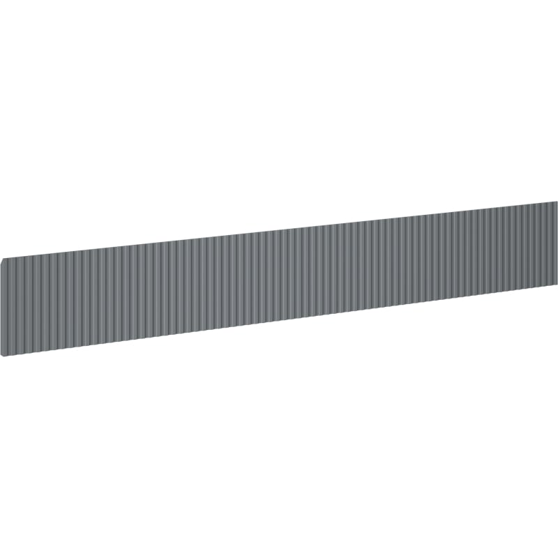 Mexen Rivel grooved front for bathroom cabinet body 160 x 20 cm, matte graphite - 91A20-1600-235-1-66