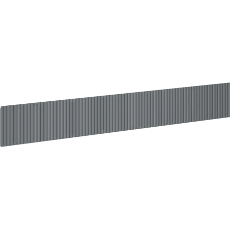 Mexen Rivel grooved front for bathroom cabinet body 160 x 20 cm, matte graphite - 91A20-1600-235-1-66