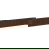 Mexen Rivel grooved front for bathroom cabinet 160 x 20 cm, walnut - 91A20-1600-235-1-86